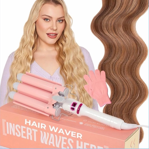 NWT - Professional Pink Hair Waver - Picture 1 of 7